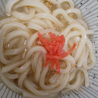 紅しょうがのさっぱり塩うどん